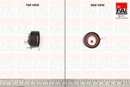 FAI AUTOPARTS įtempiklio skriemulys, paskirstymo diržas T9818